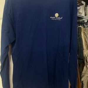 Simply Southern Blue Long Sleeve Shirt